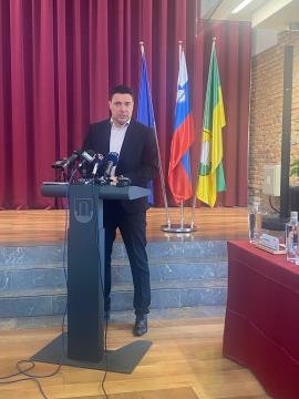 Podpis sporazuma SAŠA in Zasavje - župan Peter Dermol, mar 2022